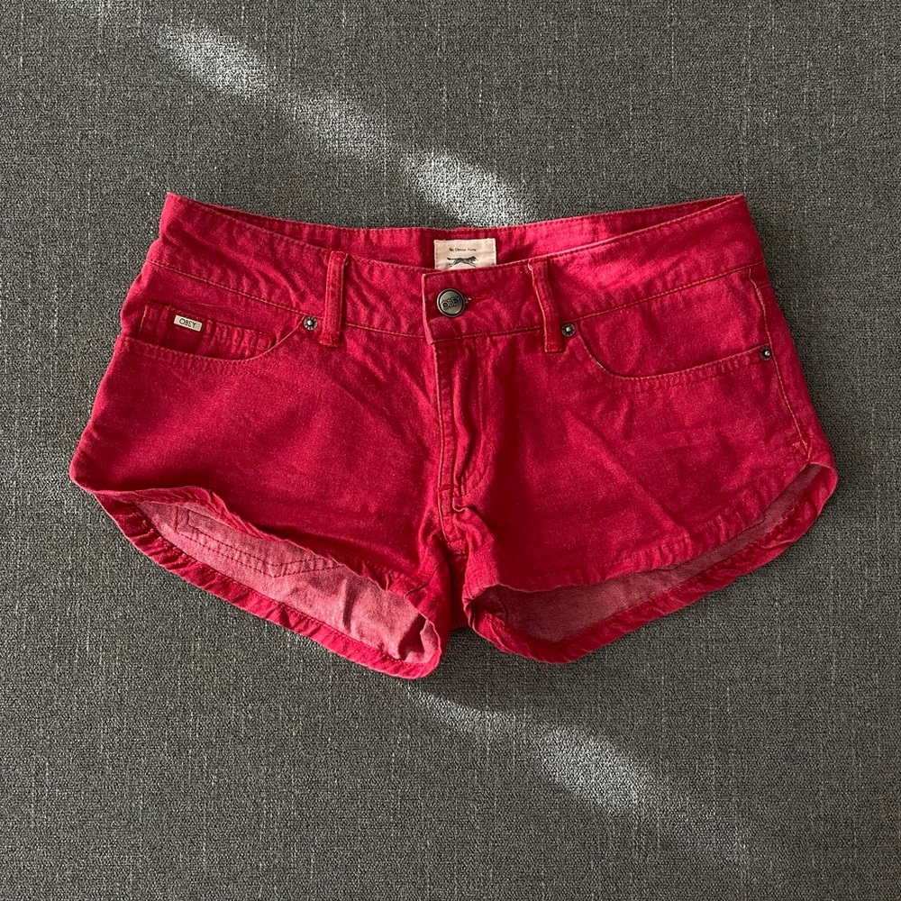OBEY red shorts